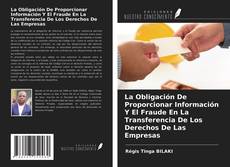 Buchcover von La Obligación De Proporcionar Información Y El Fraude En La Transferencia De Los Derechos De Las Empresas