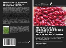 Bookcover of RESPUESTA DE LAS VARIEDADES DE FRIJOLES COMUNES A LA APLICACIÓN DE FÓSFORO