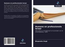 Обложка Humane en professionele leraar