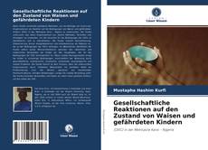 Capa do livro de Gesellschaftliche Reaktionen auf den Zustand von Waisen und gefährdeten Kindern 