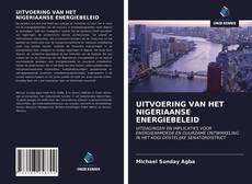 Couverture de UITVOERING VAN HET NIGERIAANSE ENERGIEBELEID