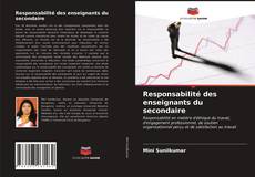 Portada del libro de Responsabilité des enseignants du secondaire