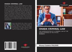 Portada del libro de OHADA CRIMINAL LAW