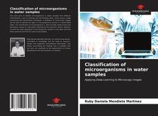 Couverture de Classification of microorganisms in water samples