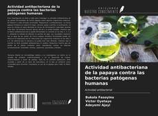 Buchcover von Actividad antibacteriana de la papaya contra las bacterias patógenas humanas
