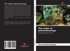 Buchcover von The origin of phenomenology