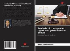 Couverture de Analysis of transgender rights and guarantees in Bolivia