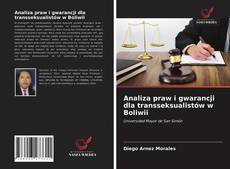 Copertina di Analiza praw i gwarancji dla transseksualistów w Boliwii