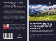 Bookcover of Een evaluatie van de rol van de mer-databank bij het bevorderen van de mer-praktijk