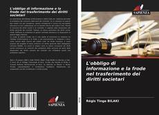 Buchcover von L'obbligo di informazione e la frode nel trasferimento dei diritti societari