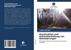 Portada del libro de Konstruktion und Aufrechterhaltung von Behinderungen