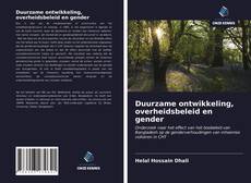 Copertina di Duurzame ontwikkeling, overheidsbeleid en gender