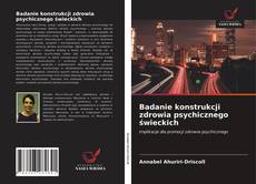 Bookcover of Badanie konstrukcji zdrowia psychicznego świeckich