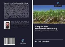 Bookcover of Aanpak voor landbouwuitbreiding