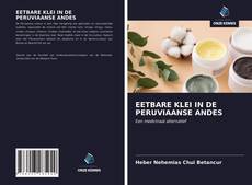 Portada del libro de EETBARE KLEI IN DE PERUVIAANSE ANDES