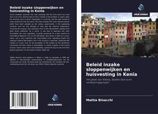 Portada del libro de Beleid inzake sloppenwijken en huisvesting in Kenia