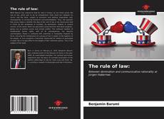 The rule of law: kitap kapağı