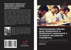 Bookcover of Wykorzystanie liderów grup studenckich w działaniach związanych z uczeniem się poprzez współpracę