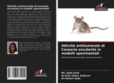 Attività antitumorale di Casearia esculenta in modelli sperimentali的封面
