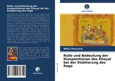 Portada del libro de Rolle und Bedeutung der Kompositionen des Khayal bei der Etablierung des Raga