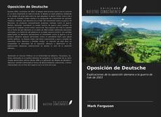 Buchcover von Oposición de Deutsche