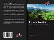 Bookcover of Deutsche Opposition