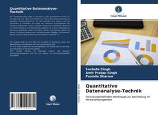 Quantitative Datenanalyse-Technik kitap kapağı