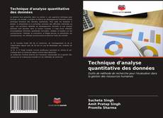 Capa do livro de Technique d'analyse quantitative des données 