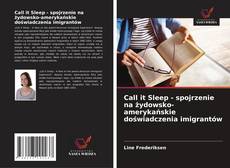 Copertina di Call it Sleep - spojrzenie na żydowsko-amerykańskie doświadczenia imigrantów