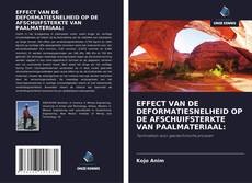 Buchcover von EFFECT VAN DE DEFORMATIESNELHEID OP DE AFSCHUIFSTERKTE VAN PAALMATERIAAL: