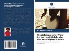 Обложка Westafrikanischer Tanz im Universitätslehrplan der Vereinigten Staaten