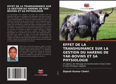 Обложка EFFET DE LA TRANSHUMANCE SUR LA GESTION DU HARENG DE YAK-BOVINS ET SA PHYSIOLOGIE