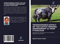 Bookcover of TRANSHUMANCE-EFFECT OP YAK-CATTLE HERDING MANAGEMENT en HAAR FYSIOLOGIE