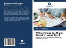 Couverture de Wahrnehmung des Higher Education Loans Board