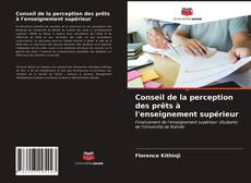 Buchcover von Conseil de la perception des prêts à l'enseignement supérieur
