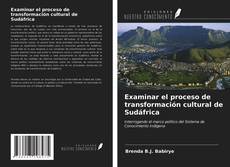 Borítókép a  Examinar el proceso de transformación cultural de Sudáfrica - hoz