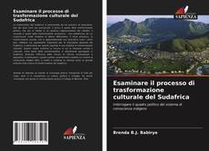 Capa do livro de Esaminare il processo di trasformazione culturale del Sudafrica 