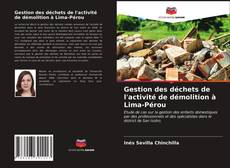 Buchcover von Gestion des déchets de l'activité de démolition à Lima-Pérou