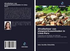 Buchcover von Afvalbeheer van sloopwerkzaamheden in Lima-Peru