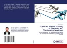 Copertina di Effects of Interval Training on Biomotor and Physiological Variables