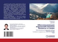 Copertina di Обосновывающие водохозяйственные балансы в створе