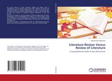 Copertina di Literature Review Versus Review of Literature