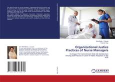 Copertina di Organizational Justice Practices of Nurse Managers