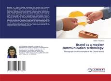 Copertina di Brand as a modern communication technology