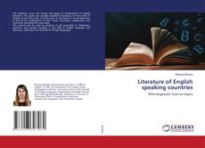 Copertina di Literature of English speaking countries
