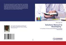 Copertina di Solutions Manual to Accompany