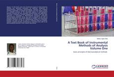 Copertina di A Text Book of Instrumental Methods of Analysis Volume One