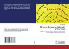 Copertina di Strategy Implementation in Universities