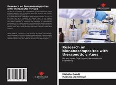 Capa do livro de Research on bionanocomposites with therapeutic virtues 