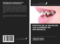 Capa do livro de EFECTOS DE LA SALIVA EN LOS ALAMBRES DE ORTODONCIA. 